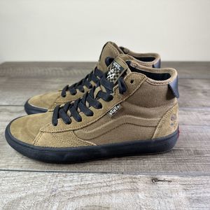 Vans The Lizzie Dirt Rare Womens Size 6.5 Mens Size 5 Brown Suede Mid Top Clean